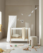 OLIVER FURNITURE-041493 - Junior Kit De Conversion Mini+ (pièces Complémentaires Au Lit Bébé Évolutif Mini+), Blanc/chêne