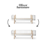 OLIVER FURNITURE-041501 - Kit De Conversion Original, Lit - En Lit Banquette, Blanc/chêne