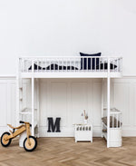 OLIVER FURNITURE-041717 - Kit De Conversion Original, Lit Mezzanine Haut - En Lit, Blanc