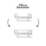 OLIVER FURNITURE-041730 - Kit De Conversion Original, Lit Junior - En Lit Junior Banquette, Blanc