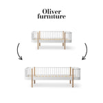 OLIVER FURNITURE-041731 - Kit De Conversion Original, Lit Junior Banquette - En Lit Banquette, Blanc/chêne