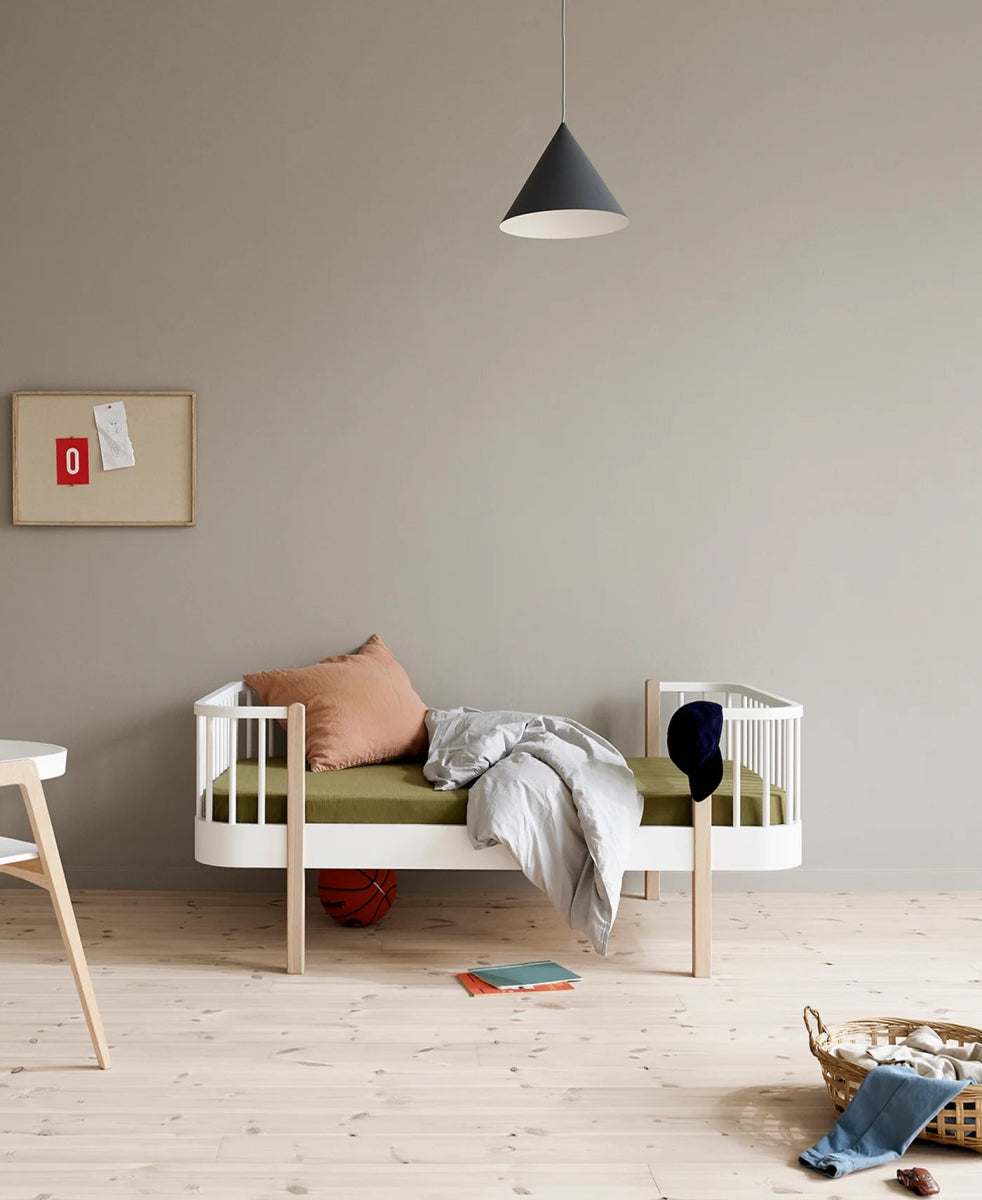 OLIVER FURNITURE-041757 - Kit De Conversion Original, Lit Junior - En Lit Superposé Mi-haut, Blanc/chêne
