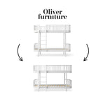 OLIVER FURNITURE-041768 - Kit De Conversion Original, Lit Superposé - En Lit Superposé Mi-haut, Blanc