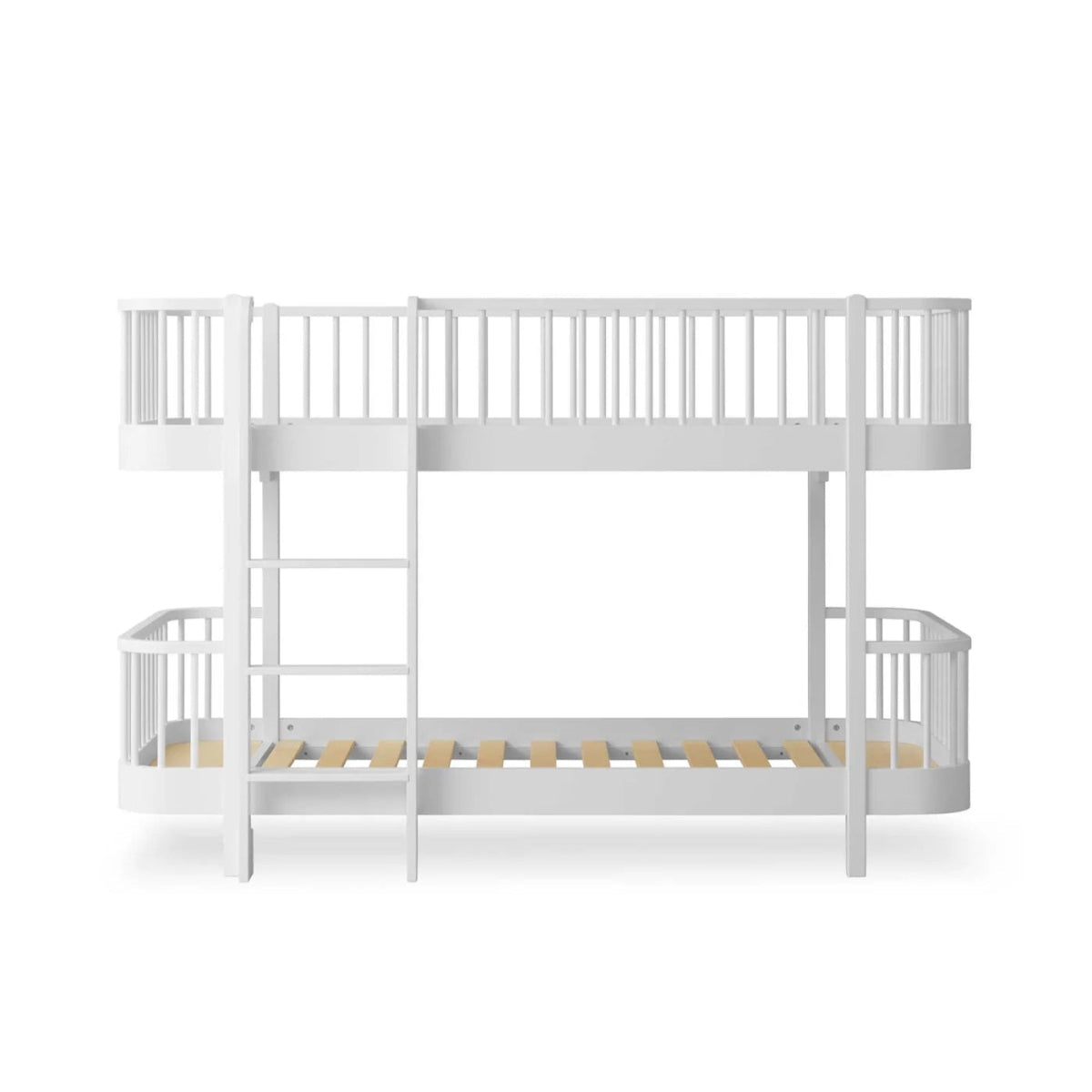 OLIVER FURNITURE-041772 - Kit De Conversion Original, Lit Superposé Mi-haut - En 1 Lit Et 1 Lit Mezzanine Mi-haut 138 Cm, Blanc