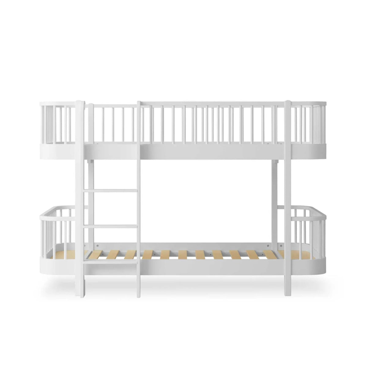 OLIVER FURNITURE-041774 - Kit De Conversion Original, Lit Superposé Mi-haut - En 1 Lit Banquette Et 1 Lit Mezzanine Mi-haut 138 Cm, Blanc