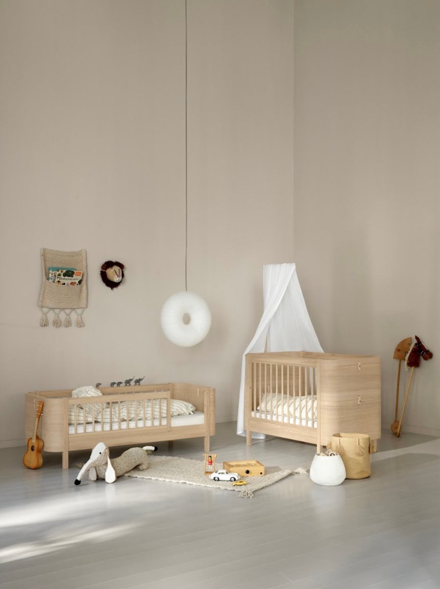 OLIVER FURNITURE-041791 - Kit De Conversion - Lit Bébé Évolutif Mini+, Kit Famille (complément Au Lit Bébé Évolutif Mini+, Avec Kit Junior Inclus, Chêne)