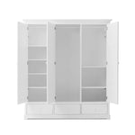 OLIVER FURNITURE-Armoire 3 Portes Seaside