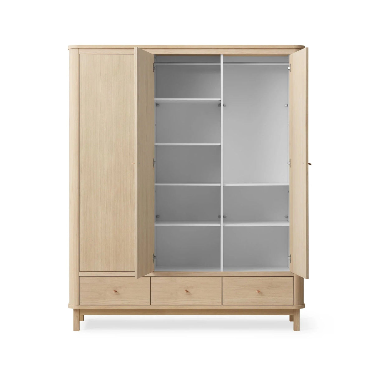 OLIVER FURNITURE-Armoire Oliver Furniture 3 Portes, Chêne