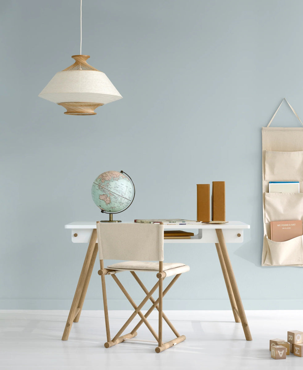 OLIVER FURNITURE-Bureau Junior Oliver Furniture, Ajustable En Hauteur, Blanc/chêne