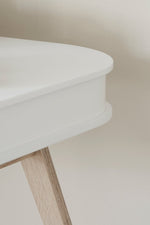 OLIVER FURNITURE-Bureau Wood 66 cm, Blanc/Chêne