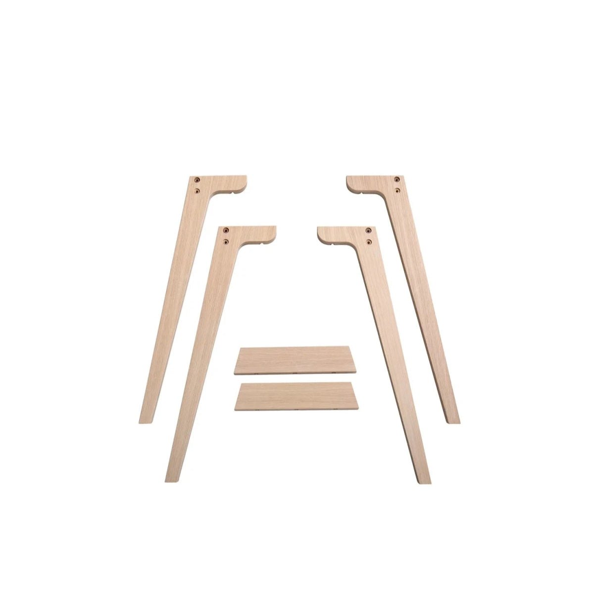 OLIVER FURNITURE-Bureau Wood 72,6 cm, Blanc/Chêne