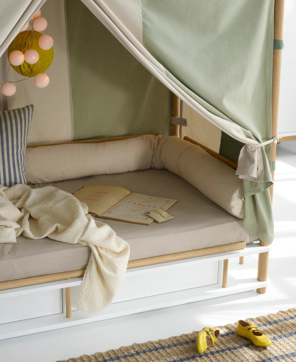 OLIVER FURNITURE-Ciel De Lit Baldaquin Oliver Furniture - Circus, Vert/non Teinté