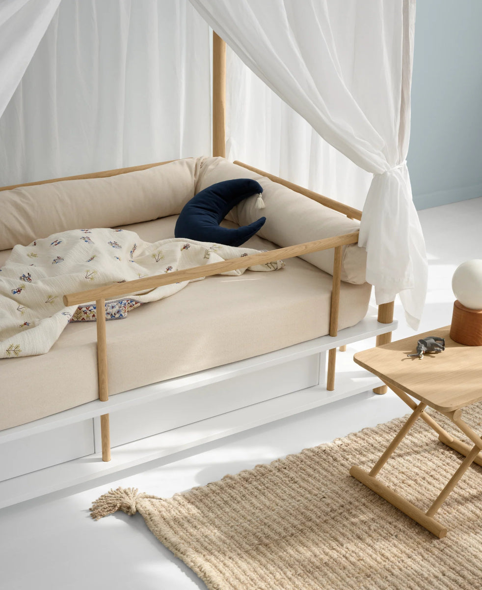 OLIVER FURNITURE-Ciel De Lit Baldaquin Oliver Furniture - Sahara, Blanc