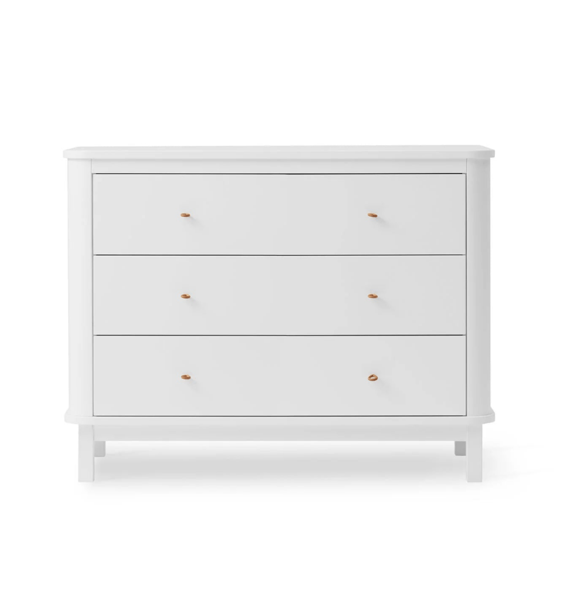 OLIVER FURNITURE-Commode 3 Tiroirs Oliver Furniture, Blanc - Nouveauté