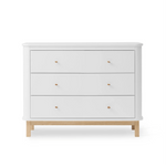 OLIVER FURNITURE-Commode 3 Tiroirs Oliver Furniture - Blanc/chêne - Nouveauté