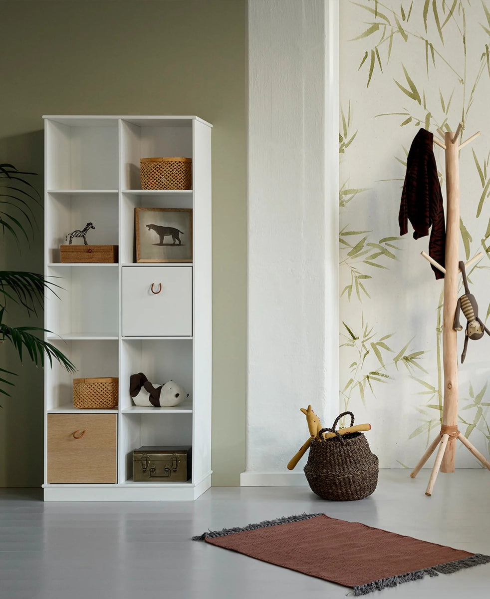 OLIVER FURNITURE-Etagère Wood 2×5 Verticale Avec Socle