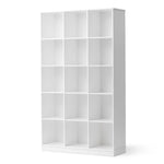 OLIVER FURNITURE-Étagère Wood 3×5 Verticale Avec Socle
