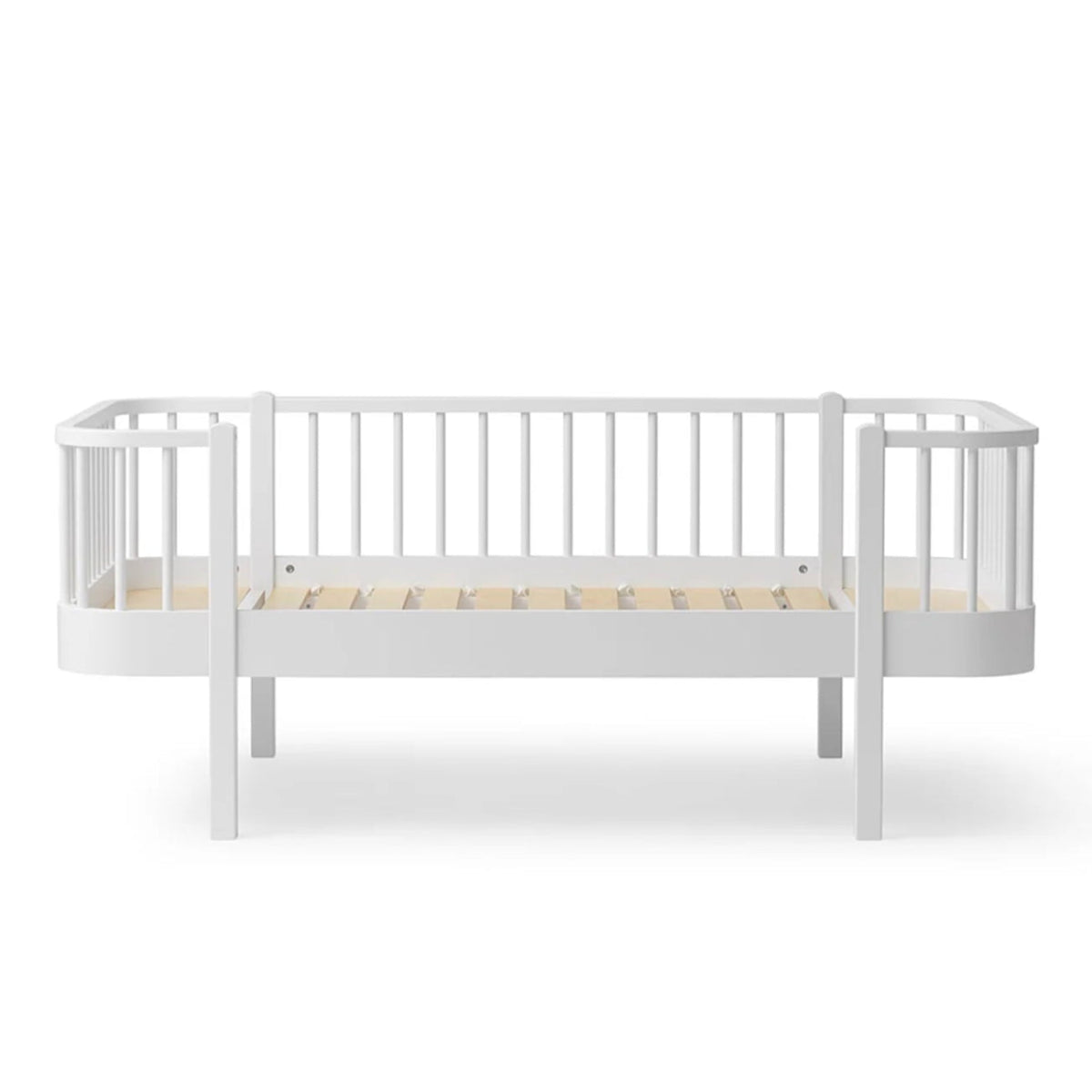 OLIVER FURNITURE-Lit Banquette Junior Wood Original, Blanc