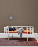 OLIVER FURNITURE-Lit Banquette Junior Wood Original, Blanc