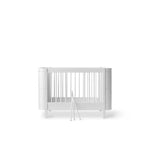 OLIVER FURNITURE-Lit Bébé Évolutif Wood Mini+, Blanc