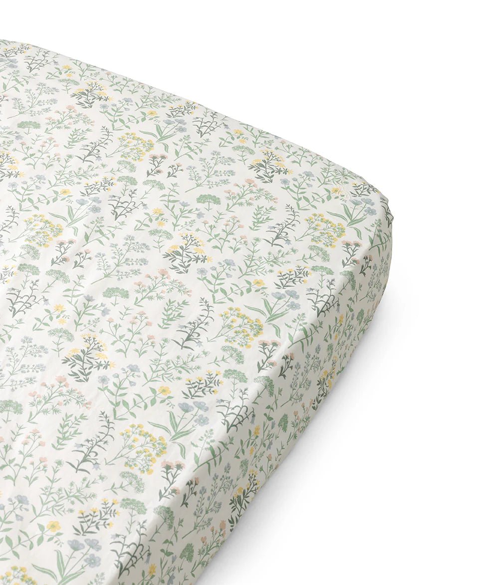 OLIVER FURNITURE-Lit Bébé Évolutif Wood Mini+, Blanc/Chêne