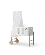OLIVER FURNITURE-Lit Cododo Wood Avec Kit Conversion - Blanc/Chêne