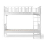 OLIVER FURNITURE-Lit Superposé Avec Échelle Inclinée Seaside Classic