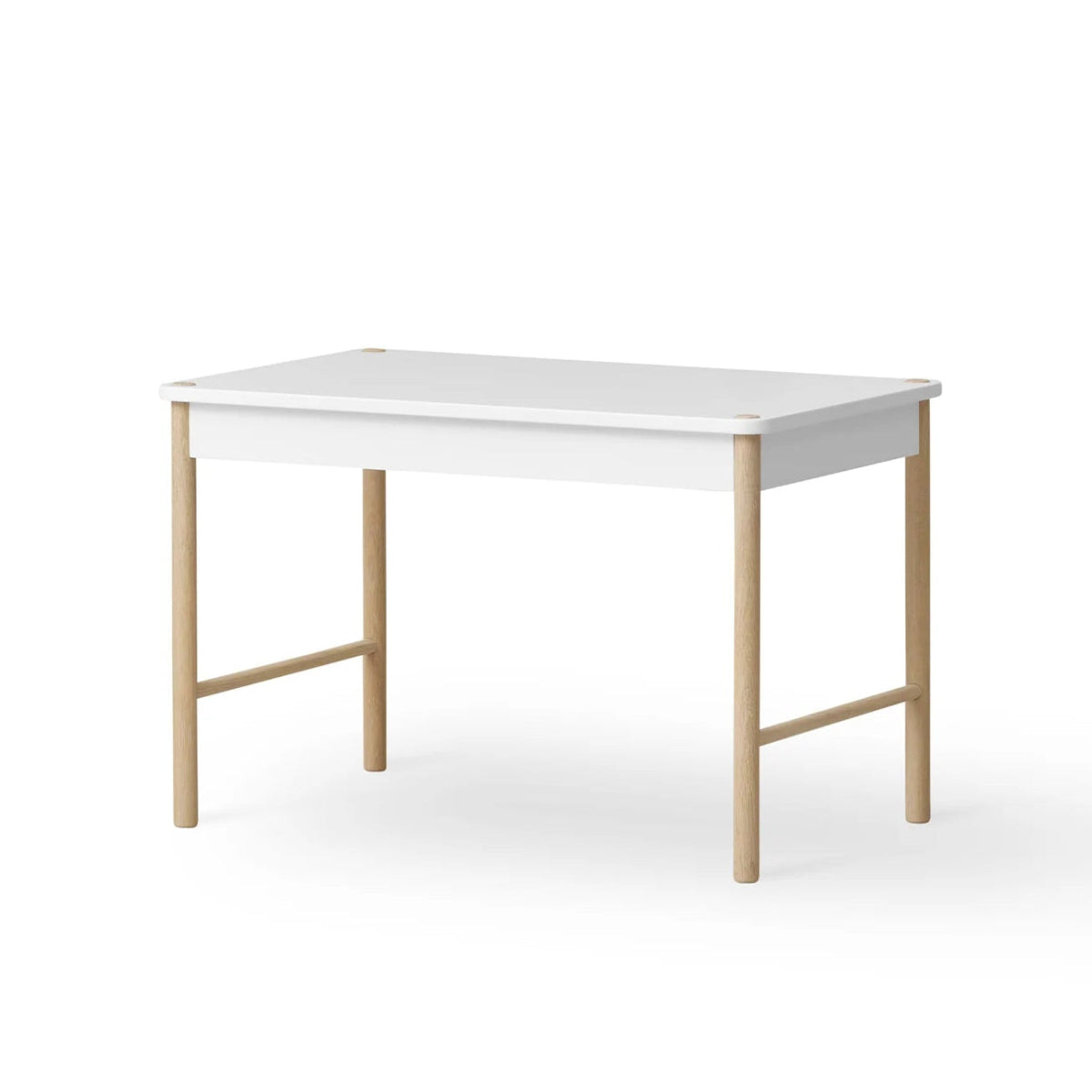 OLIVER FURNITURE-Table De Jeux Oliver Furniture, Petit Enfant, Blanc/chêne