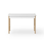 OLIVER FURNITURE-Table De Jeux Petit Enfant Camp, Blanc/Chêne