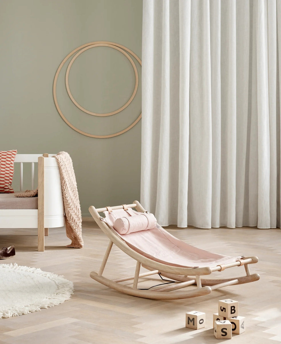 OLIVER FURNITURE-Transat Bébé & Enfant Wood, Chêne/Rose