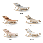 OLIVER FURNITURE-Transat Enfant Wood, Chêne/Caramel