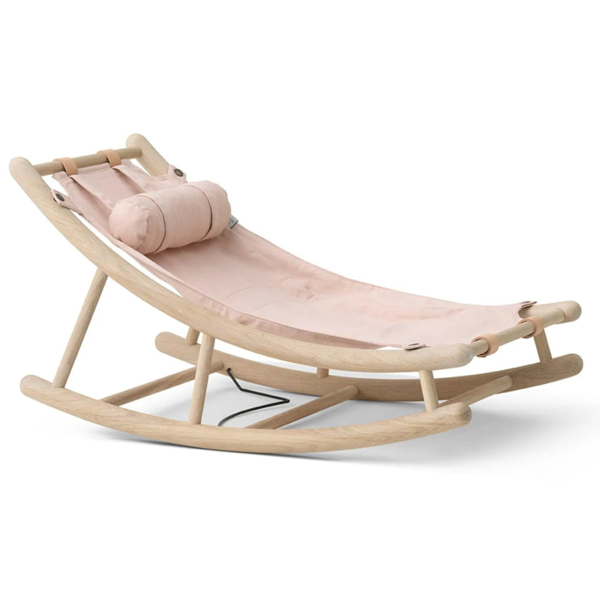 OLIVER FURNITURE-Transat Enfant Wood, Chêne/Rose
