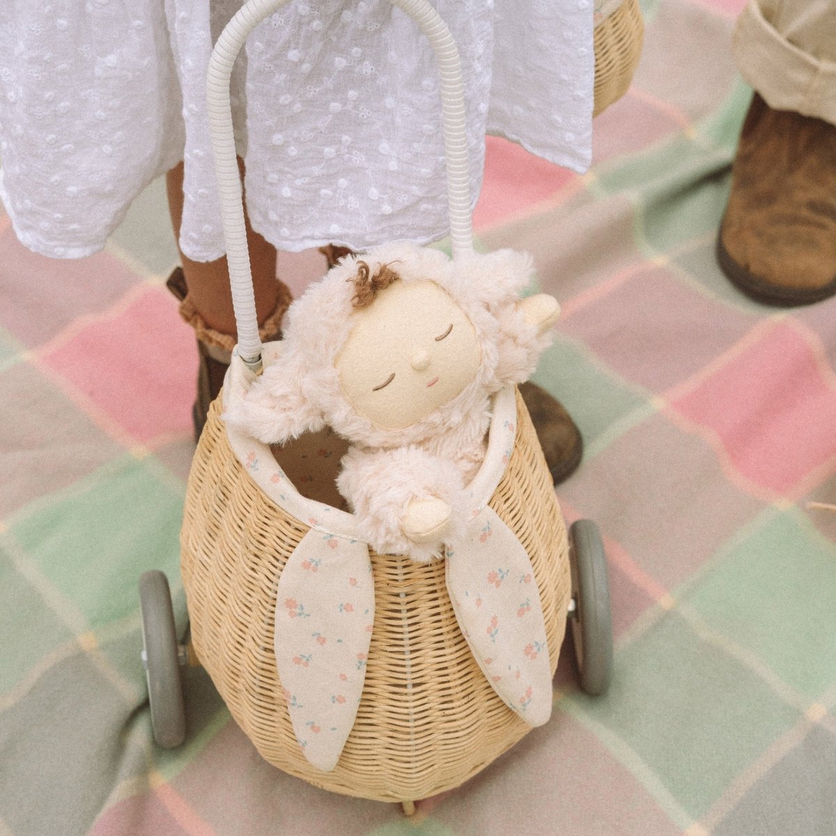 OLLI ELLA-Doudou Cozy Dinkums Lamby - Pookie - Vanilla
