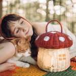 OLLI ELLA-Panier Champignon - Rouge