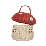 OLLI ELLA-Panier Champignon - Rouge