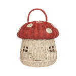 OLLI ELLA-Panier Champignon - Rouge
