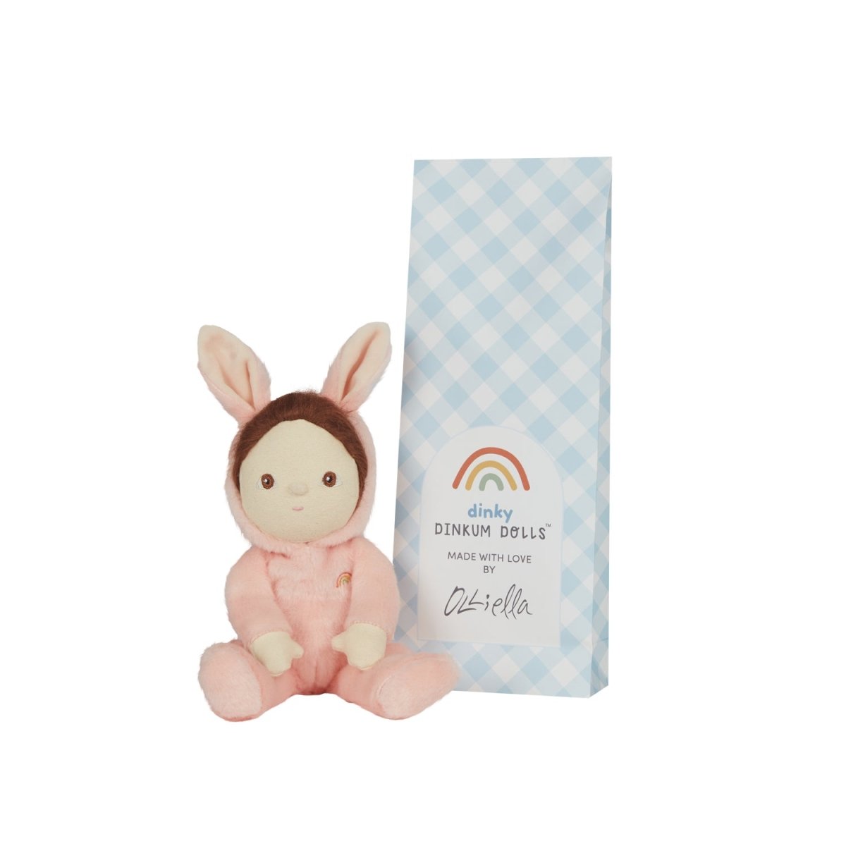 OLLI ELLA-Poupée Dinky Dinkum - Bella Bunny - Rose