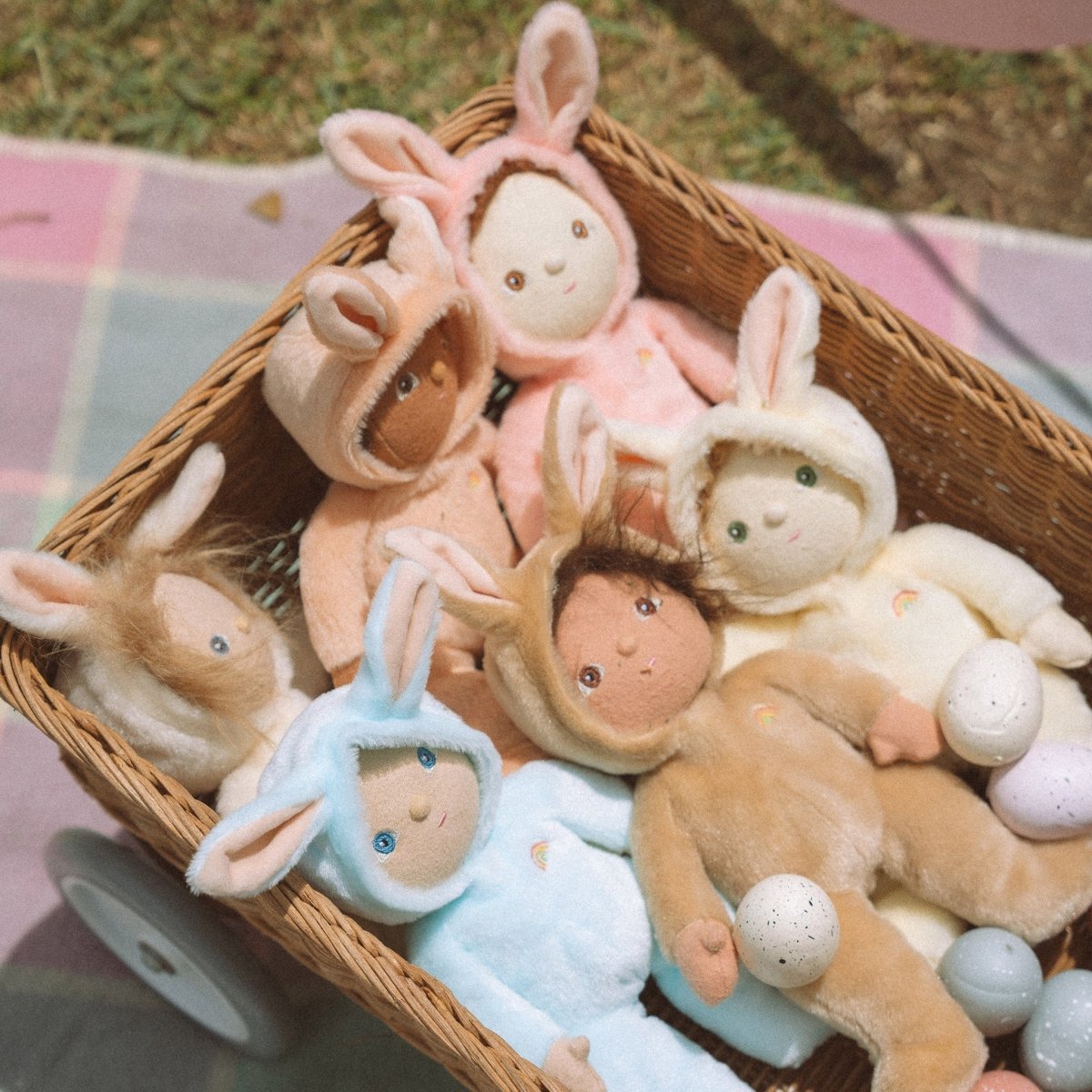 OLLI ELLA-Poupée Dinky Dinkum - Bella Bunny - Rose