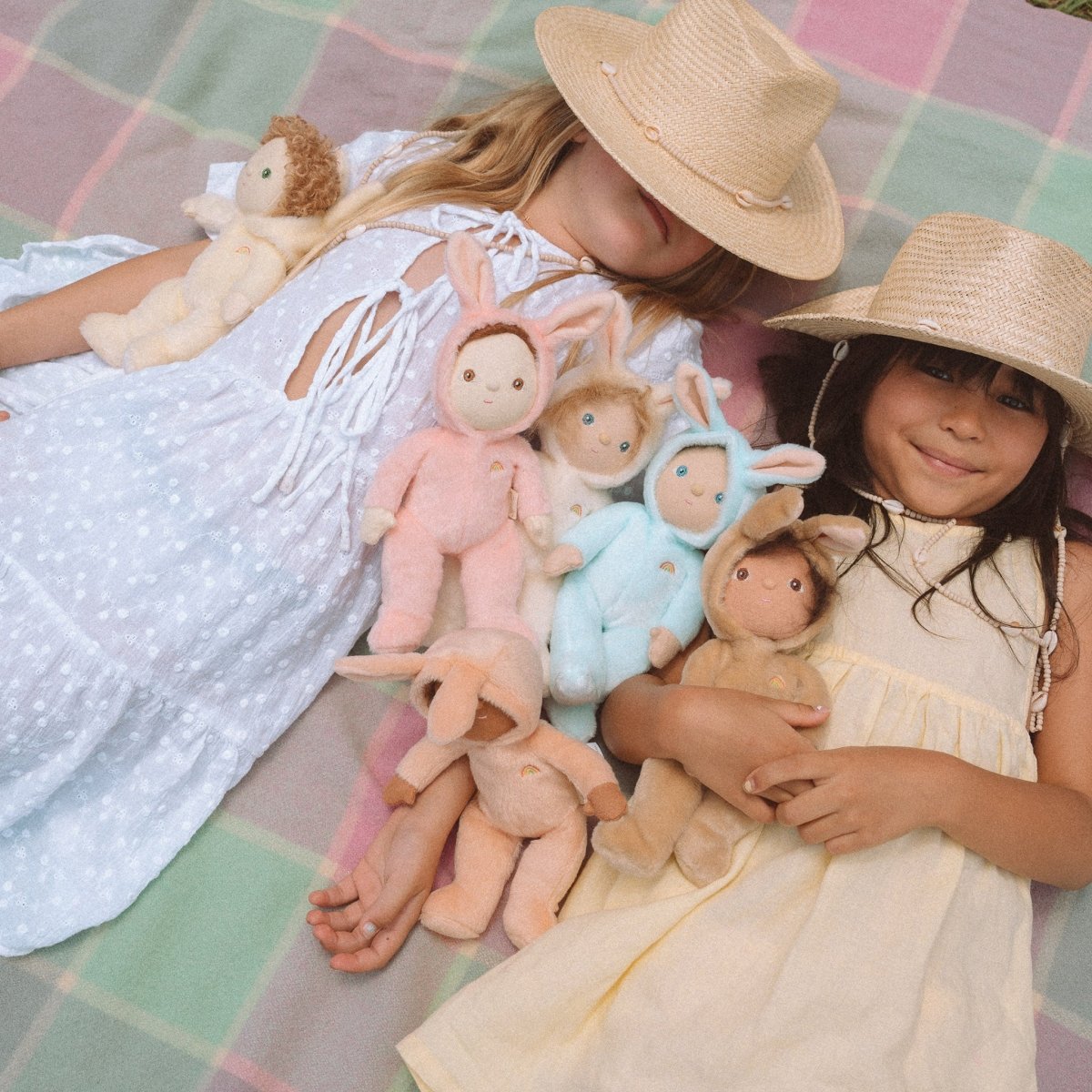 OLLI ELLA-Poupée Dinky Dinkum - Bella Bunny - Rose