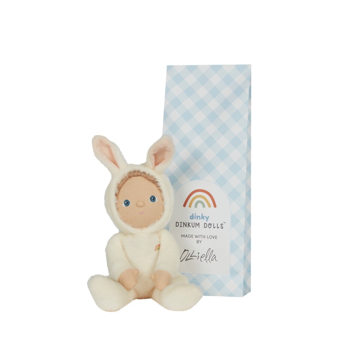 OLLI ELLA-Poupée Dinky Dinkum - Bobbin Bunny - Ivory
