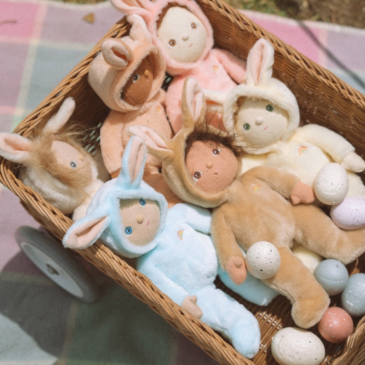 OLLI ELLA-Poupée Dinky Dinkum - Bucky Bunny - Latte