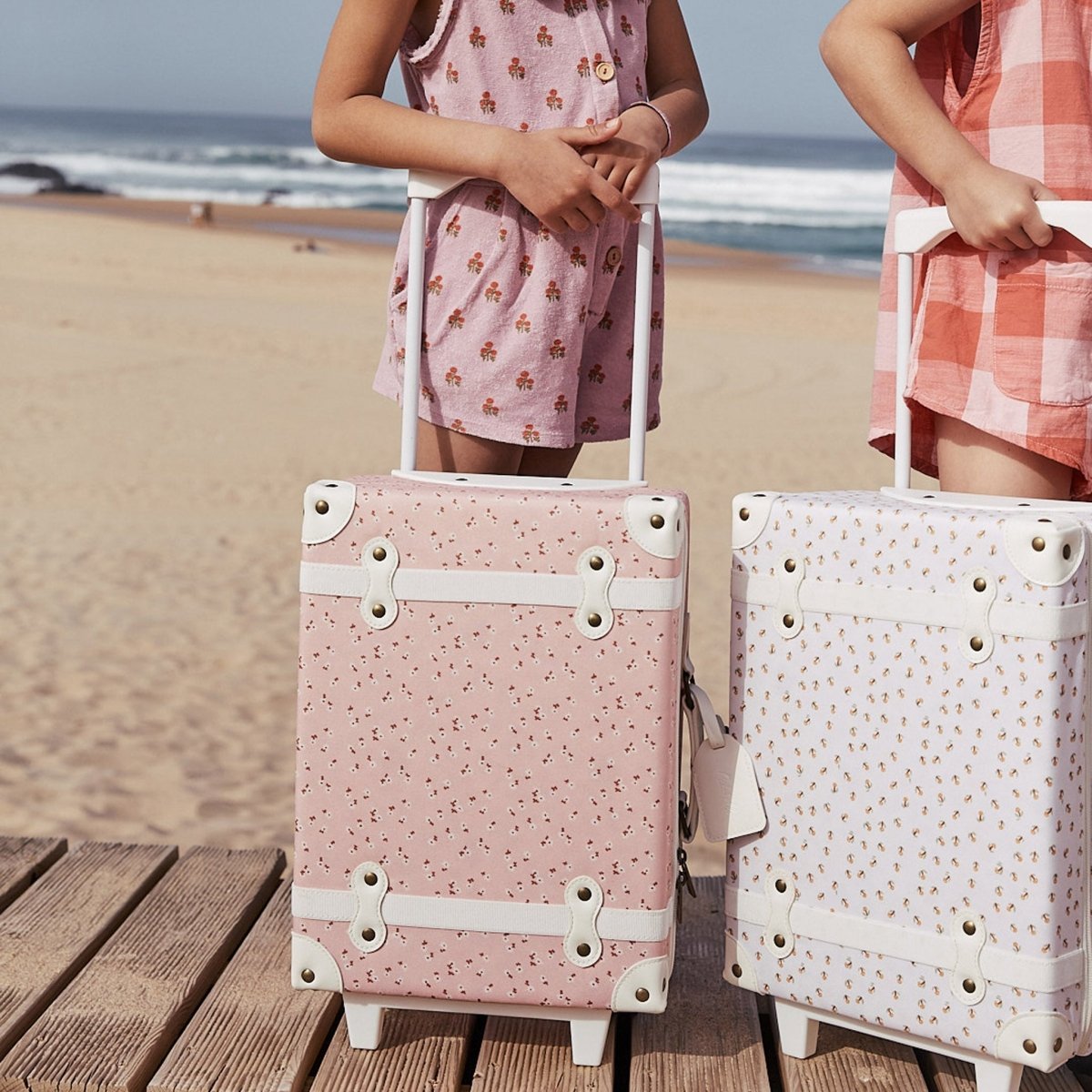 OLLI ELLA-Valise See-Ya ! - Pink Daisies