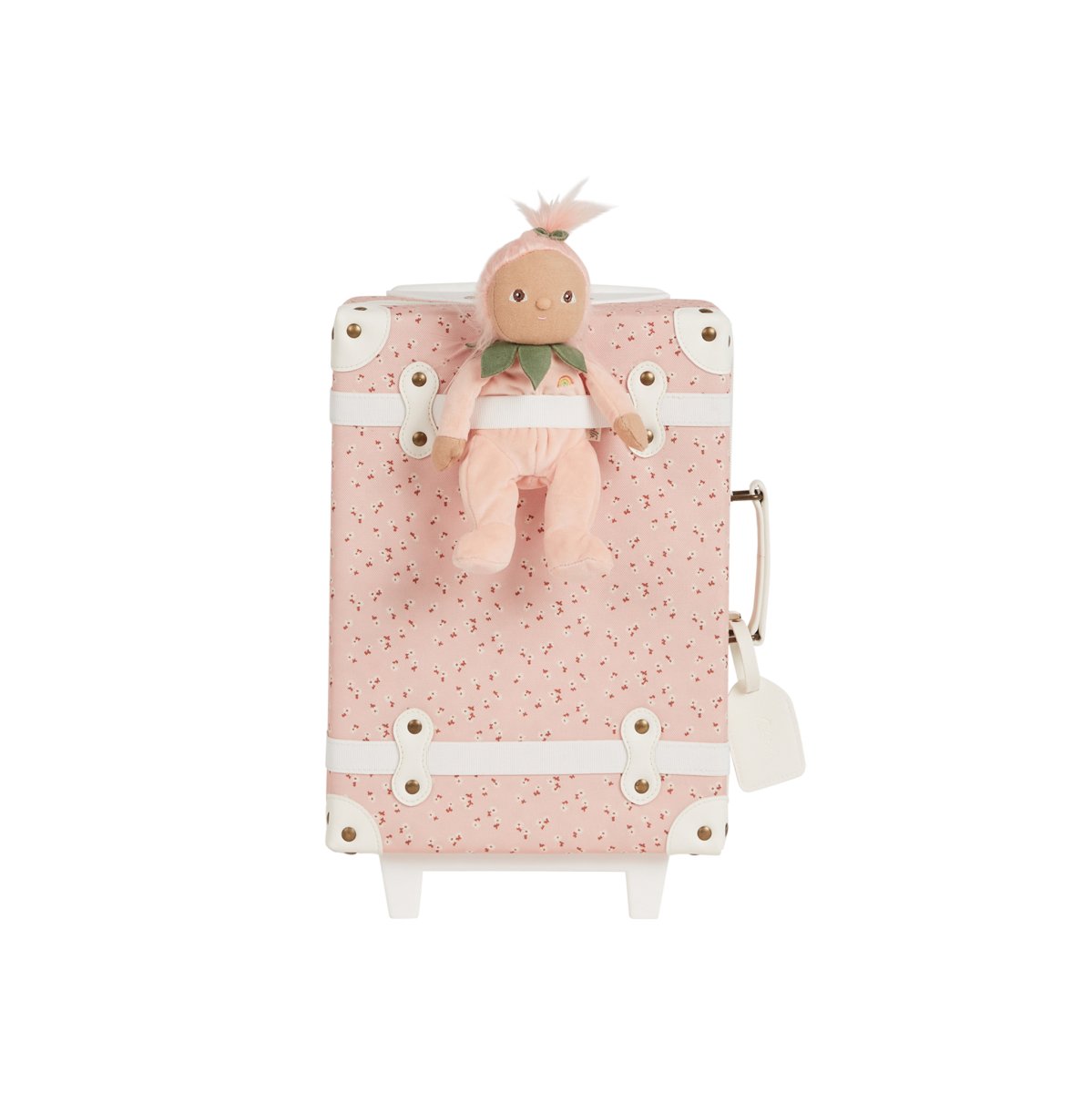 OLLI ELLA-Valise See-Ya ! - Pink Daisies