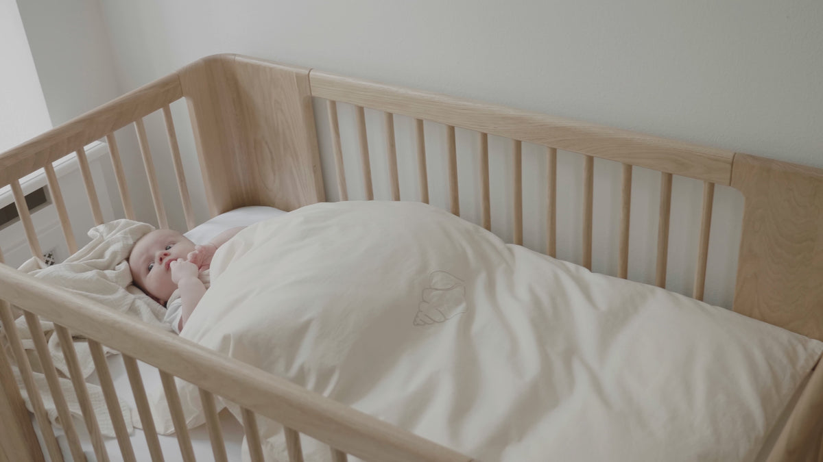 Natur Babybett - Eiche