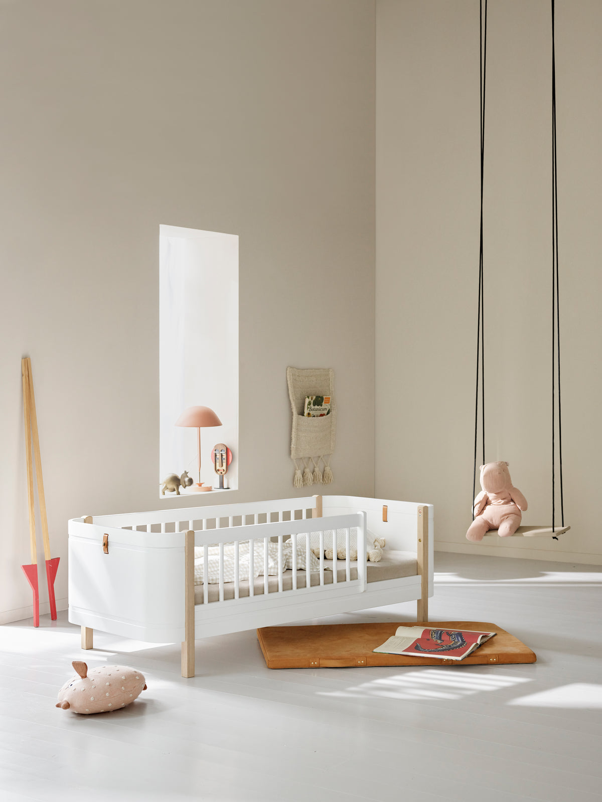 OLIVER FURNITURE
Lit Au Sol Oliver Furniture Original, 90x200 Cm, Blanc/Chêne