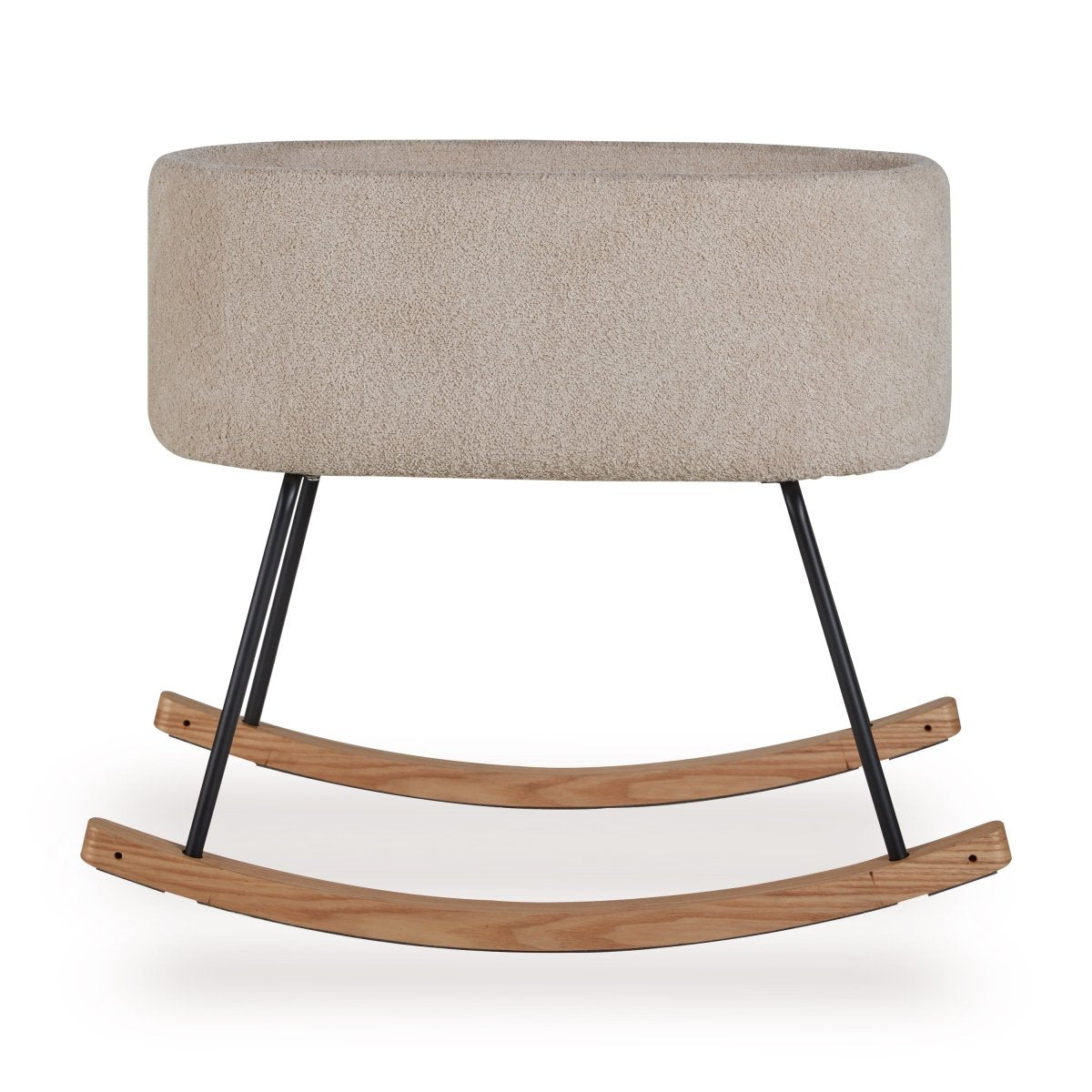 QUAX-Berceau à Bascule De Luxe - Mouton Bouclé