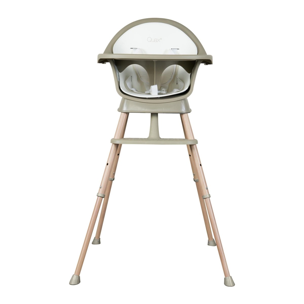 QUAX-Chaise Bébé Evolutive Ultimo 3 Luxe - Thym-Naturel