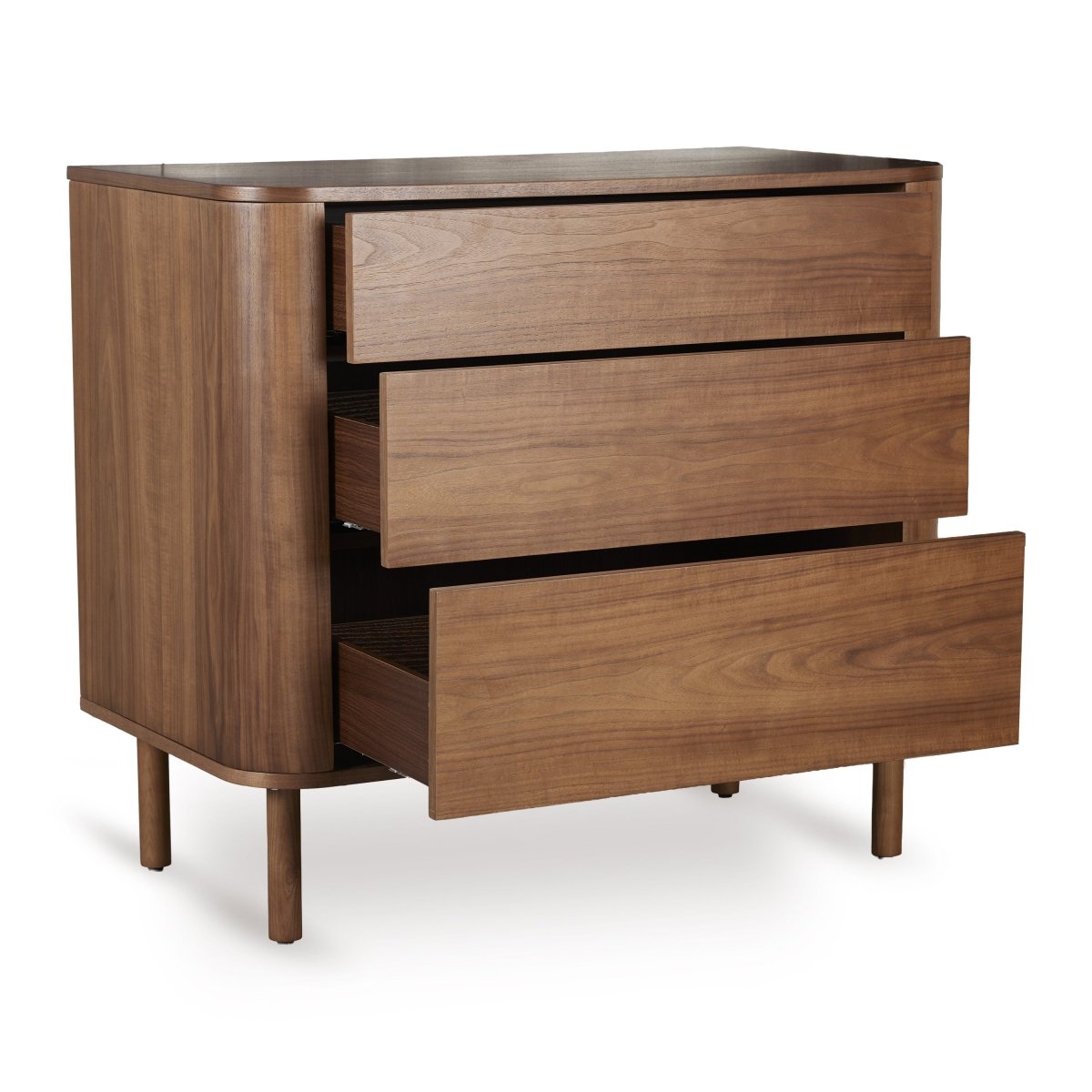 QUAX-Commode 3 Tiroirs Yume - Noyer