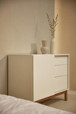 QUAX-Commode MOOD Porte + 3 Tiroirs - Blanc