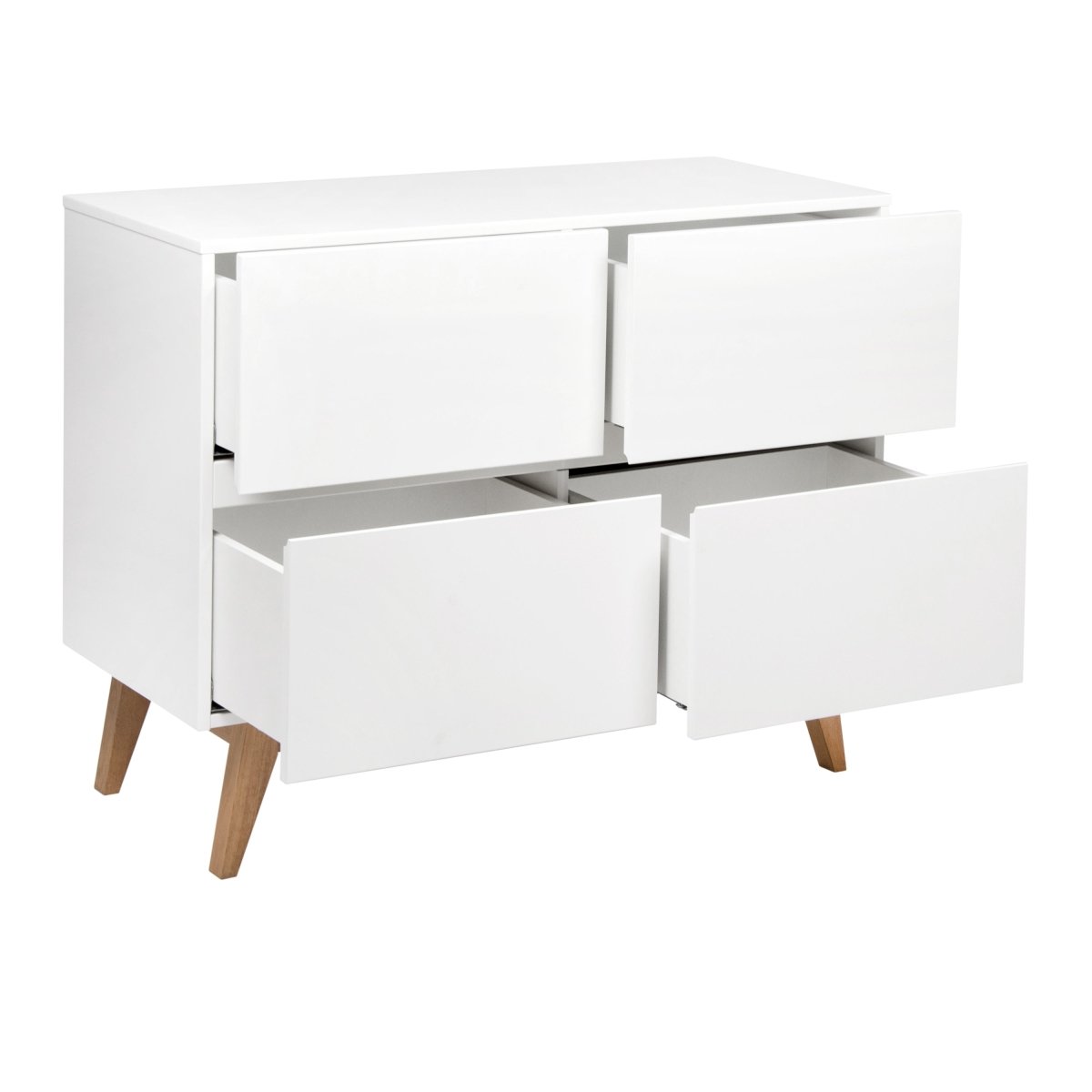 QUAX-Commode Trendy 4 Tiroirs - Blanc